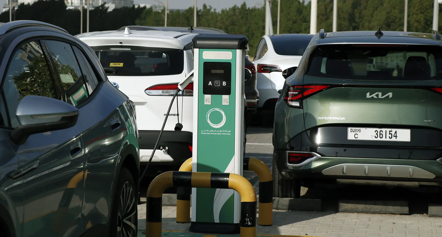 EV charging stations in the UAE